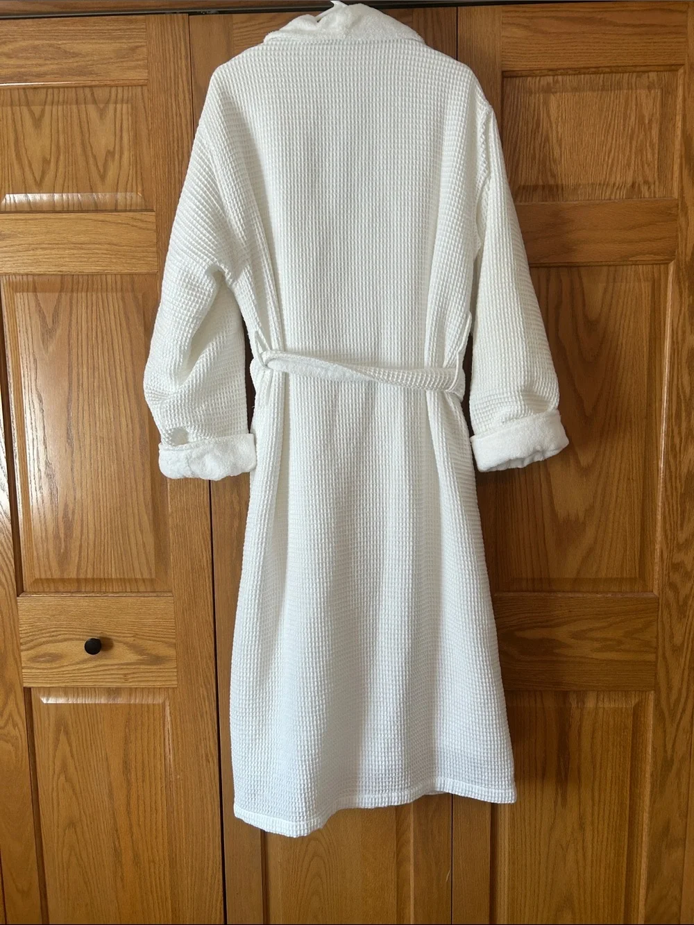 Pottery Barn - White Waffle Robe -OS